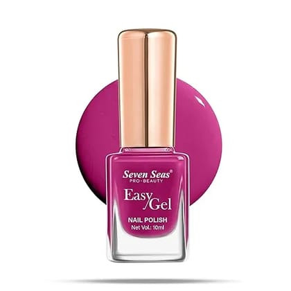 Seven Seas Easy Gel Nail Polish, Intense Glossy Finish, Hydrating Formula, Rich Pigmented, Quick Dry (221, 10ml)