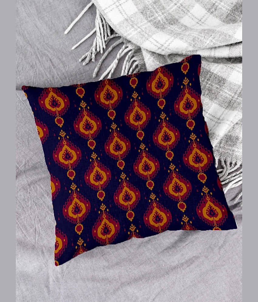 Houzzcode - Water Repellent Blue Polyester Pillow Covers 40x40x3 ( Pack of 1 )