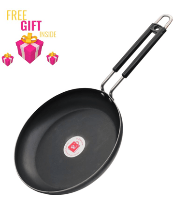 LAZYWINDOW Fry Pan Iron No Coating Fry Pan ( Pack of 1 )