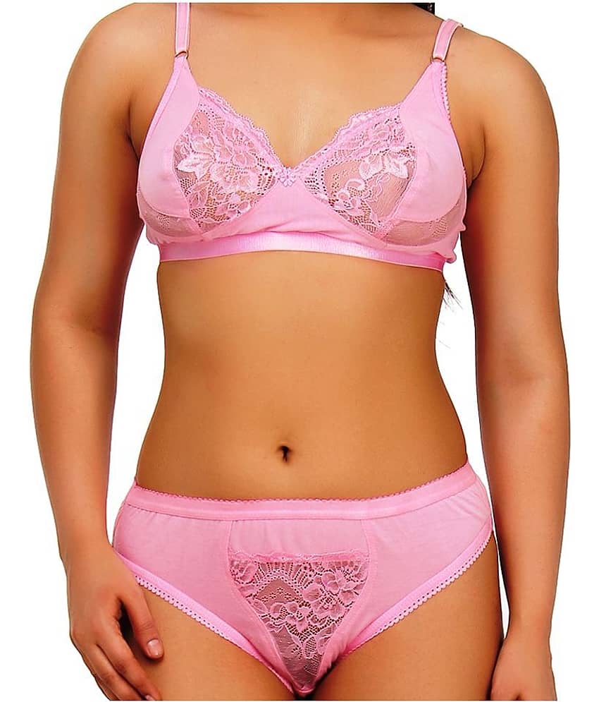 TCG Cotton Lycra Bra and Panty Set