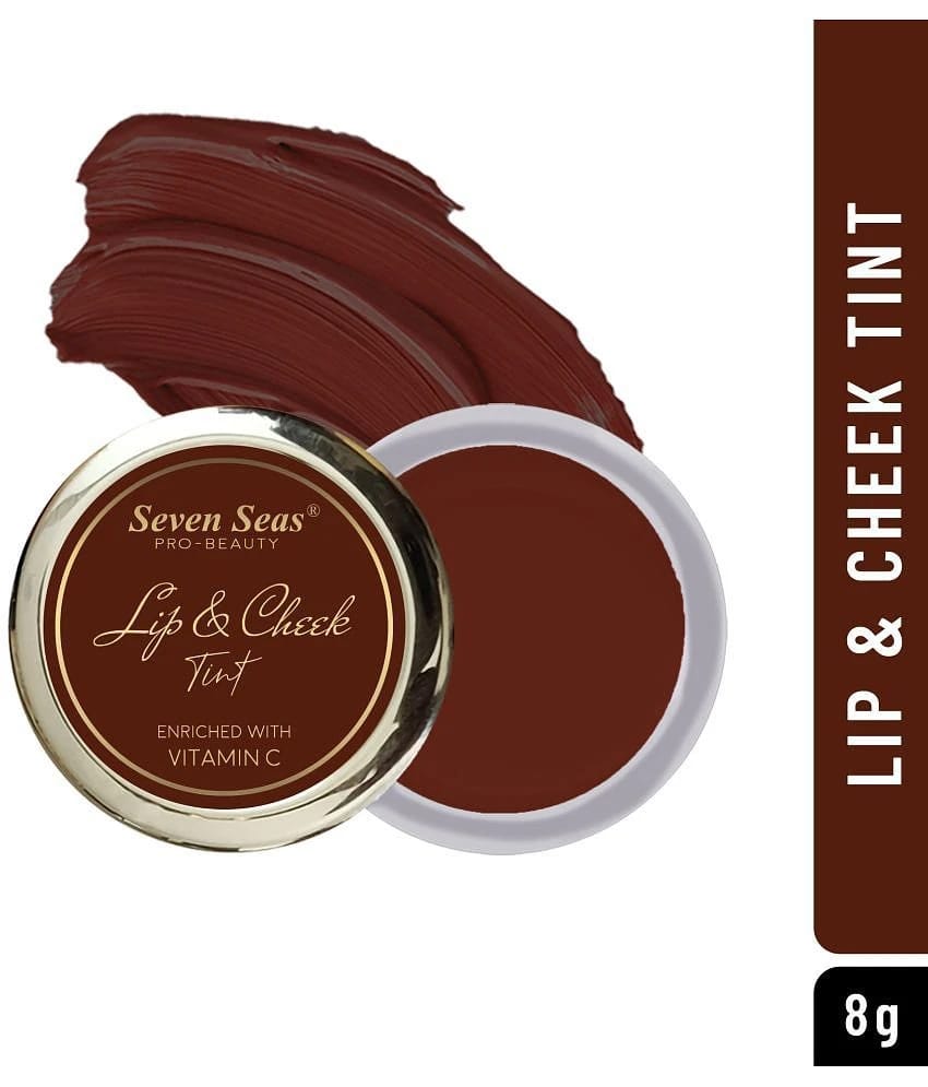 Seven Seas Lips & Cheek Tint Enriched With Vitamin C For Lips,Cheeks and Eye (Maroon 8g)
