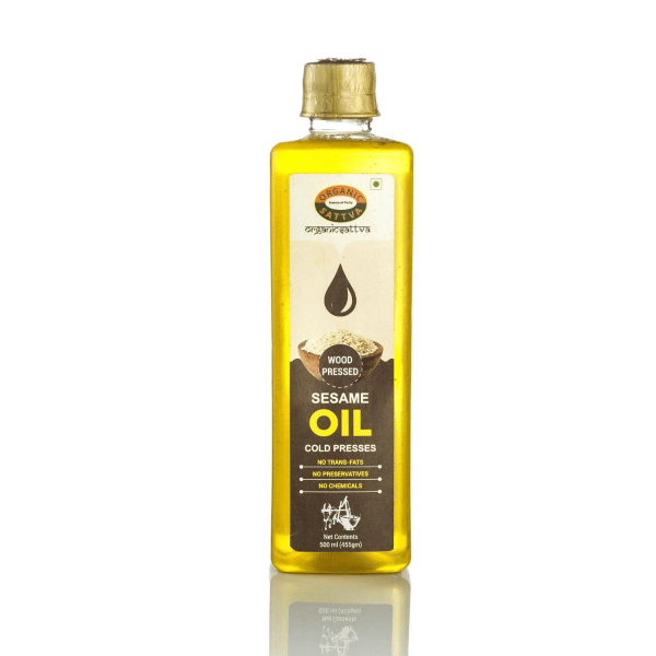 Organic Sattva Cold Pressed Sesame Premium Oil - 500 mL