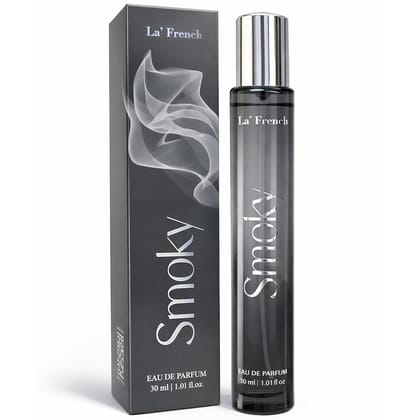 La French Smoky Perfume 30ml | Long Lasting Smoky Woody Spicy Fragrance for Men & Women | Premium Unisex Eau De Parfum | Dark & Intense Signature Scent La French Smoky Perfume 30ml | Long Lasting Smoky Woody Spicy Fragrance for Men & Women | Premium Unisex Eau De Parfum | Dark & Intense Signature Scent