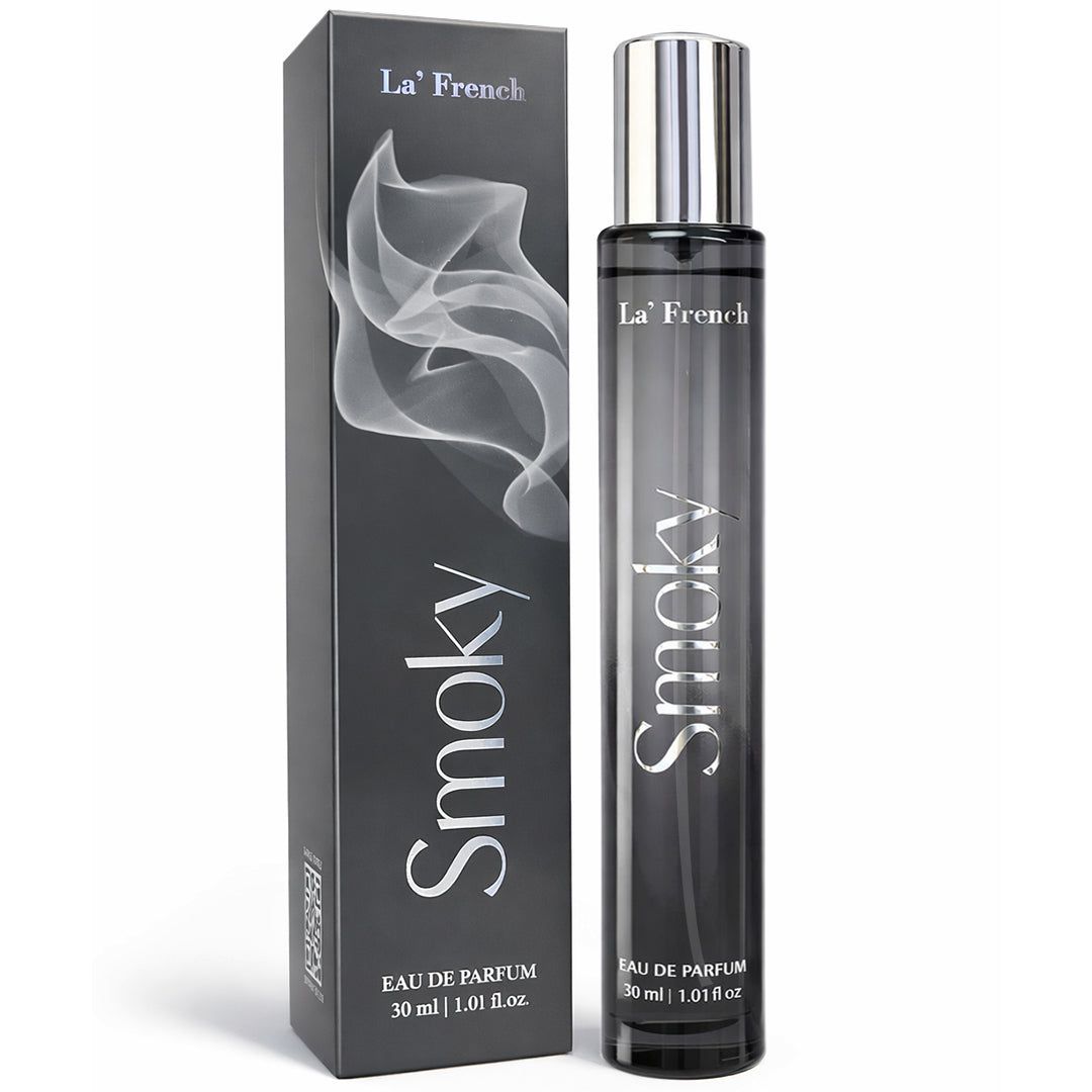 La French Smoky Perfume 30ml | Long Lasting Smoky Woody Spicy Fragrance for Men Dark & Intense Signature Scent