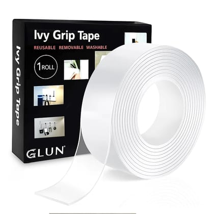 Transparent Adhesive Nano Tape, Removable Traceless Washable Gel Grip Tape, Multifunctional Double Sided Adhesive for Home Kitchen Office