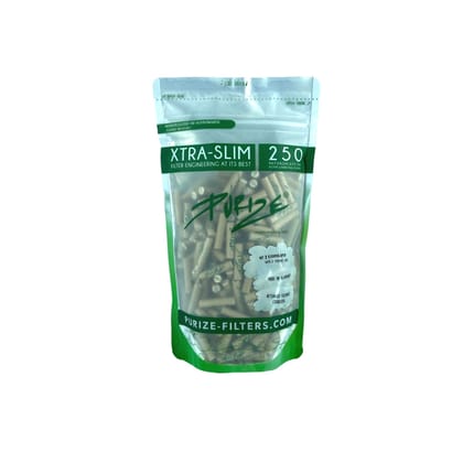 PURIZE XTRA Slim 5.9mm Filters Pack of 250 - Organic