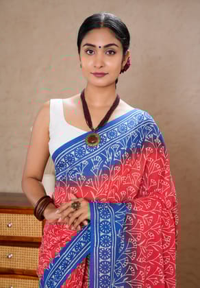 Jaipur Hand Block Print Saree