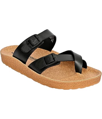 Aerowalk Brown Men's Leather Slipper