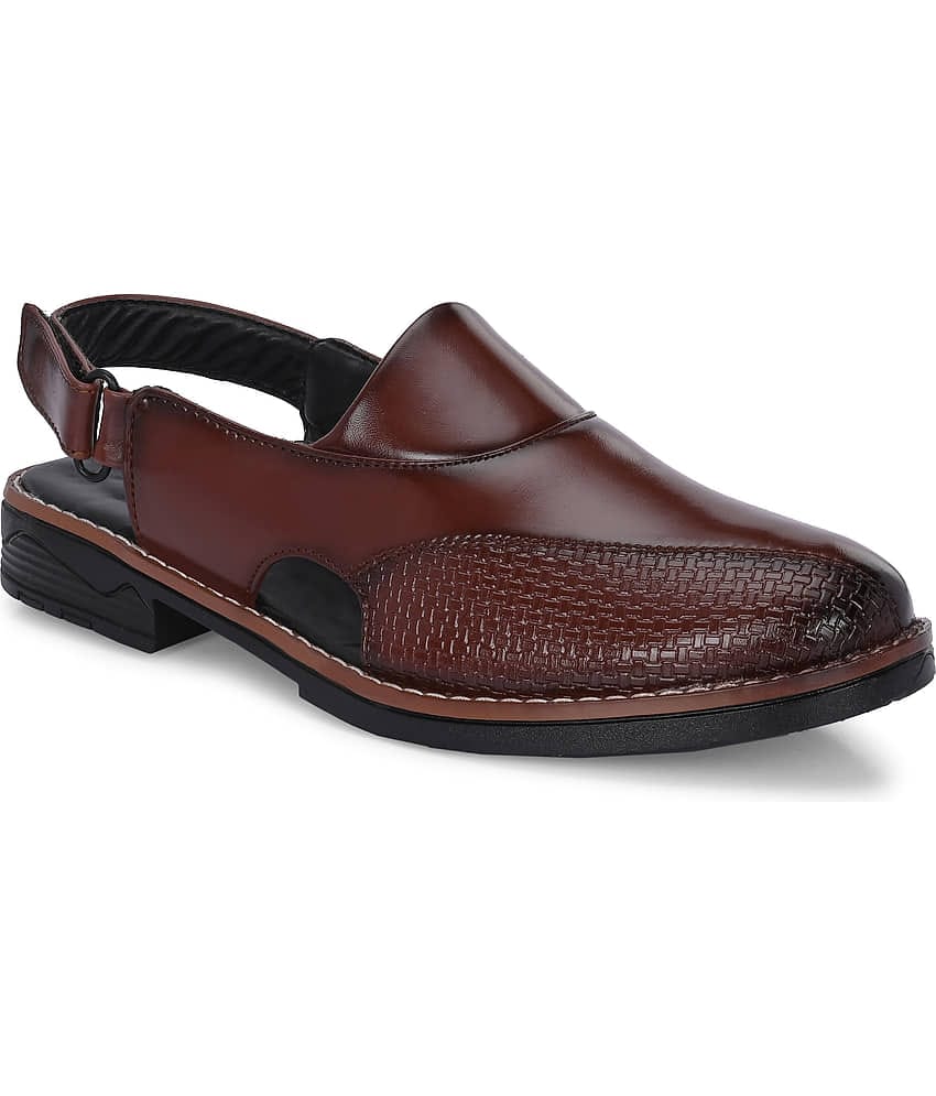 Rising Wolf - Tan Men's Sandals