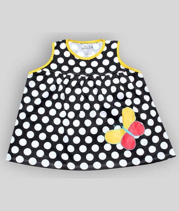 Babeezworld Baby Girls 100% Cotton Frocks ( Black )