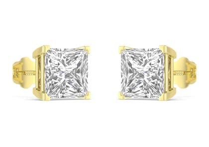 Princess Solitaire Studs