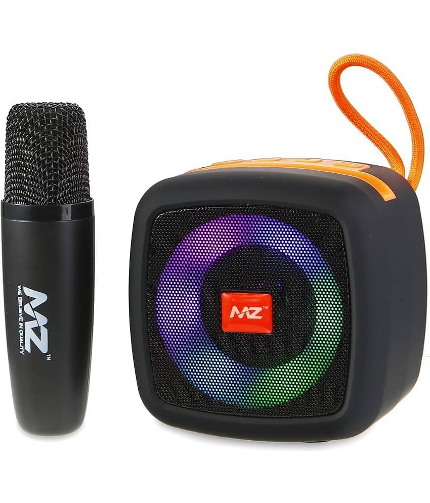 MZ S660 5 W Bluetooth Speaker Bluetooth V 5.0 with SD card Slot Playback Time 6 hrs Black