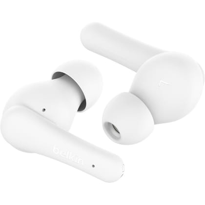 Belkin SoundForm Rhythm True Wireless Earbuds (White)
