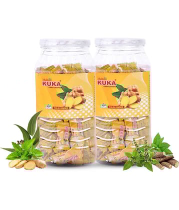 Multani Tulsi-Ginger Cough Lozenges Jar pack Relief From Cough, Sore Throat, Soreness - 300 Candy (Pack of 2)
