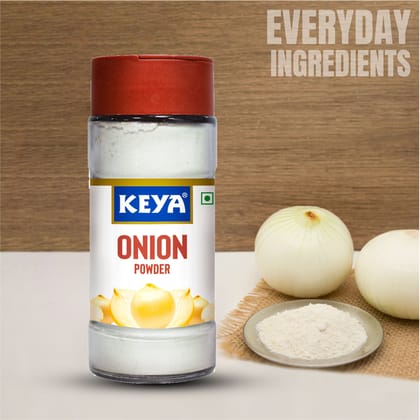 Keya Onion Powder 50g | Pure, All-Natural, Dehydrated White Onion Powder for Cooking, Seasoning & Spices | No Additives, Preservatives |
