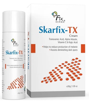 Fixderma SKARFIX,TX Face Cream, Pigmentation Removal Cream Reduces Dark Spots & Blemishes, 30g
