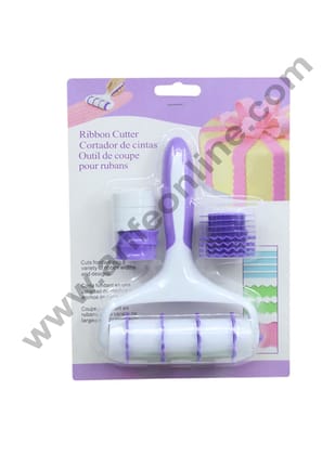 Cake Decor - Fondant Ribbon Cutter Roller Wheels Cutter Shape