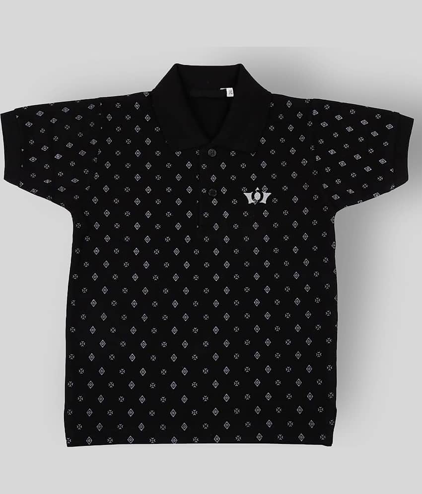 NEUVIN Pack of 5 Boys Cotton T-Shirt ( Black )