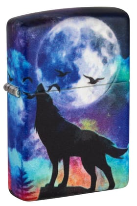 Zippo Wolf Design Windproof Pocket Lighter