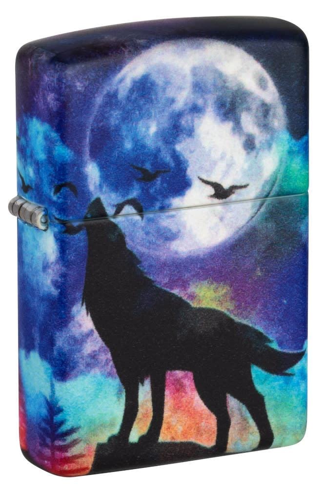 Zippo Wolf Design Windproof Pocket Lighter