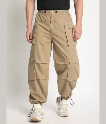 Bene Kleed Men Pure Cotton Parachute fit Cargo Trousers