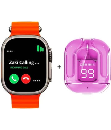 Retailstore Digital Display Earbuds Combo Multicolor Smart Watch