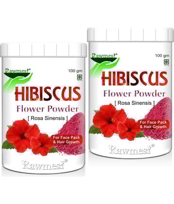 Rawmest Organic Hibiscus Powder 200 Gm Pack of 2