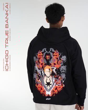 ICHIGO TRUE BANKAI / BLEACH / OVERSIZED HOODIE-S