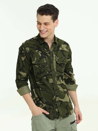 Verdure Sentinel Green Camo Shirt-S
