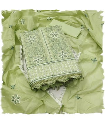 Sidhidata Women's Cotton Blend Unstitched Salwar Suit