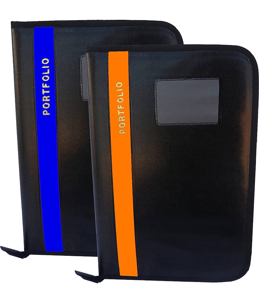 Kopila orange + blue File Folder ( Pack of 2 )