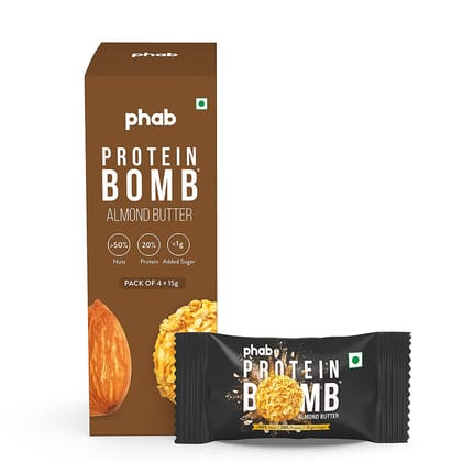 Phab Protein bomb Almond Butter, 15 gm