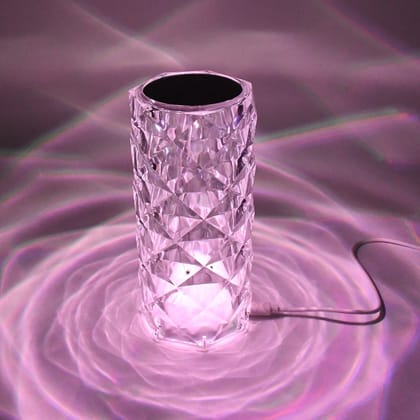 Crystal LED Touch Table Lamp with Remote Control
