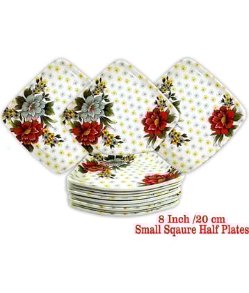 Inpro 12 Pcs Melamine Multi Color Half Plate