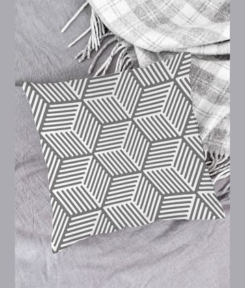 Houzzcode Single Gray Pillow Cover