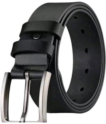 Classic World - Black Synthetic Men's Formal Belt ( Pack of 1 )