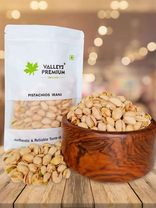 Valleys Premium Irani Pistachios Roasted And Salted 400 Grams Valleys Premium Irani Pistachios Roasted And Salted 400 Grams