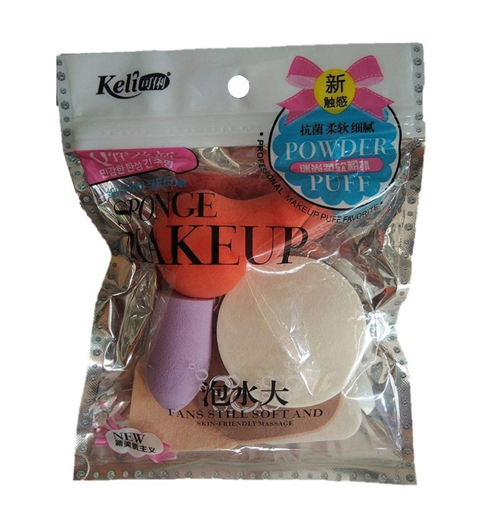 Elecsera 6 in 1 makeup sponge and Puff set for make up ()