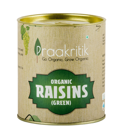 Praakritik Organic Green Raisins 200g