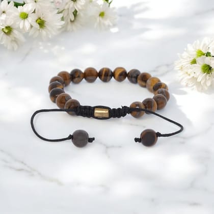 Real Tiger Eye Healing Bracelet For Courage, Creativity & Chakra Healing Real Tiger Eye Healing Bracelet For Courage, Creativity & Chakra Healing