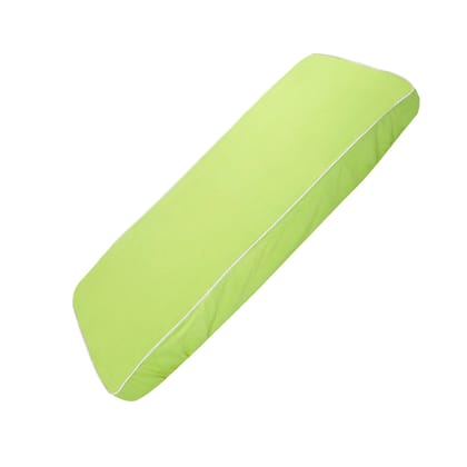 SHADOW LIME FITTED CRIB SHEET-71cm X 36cm X 15cm