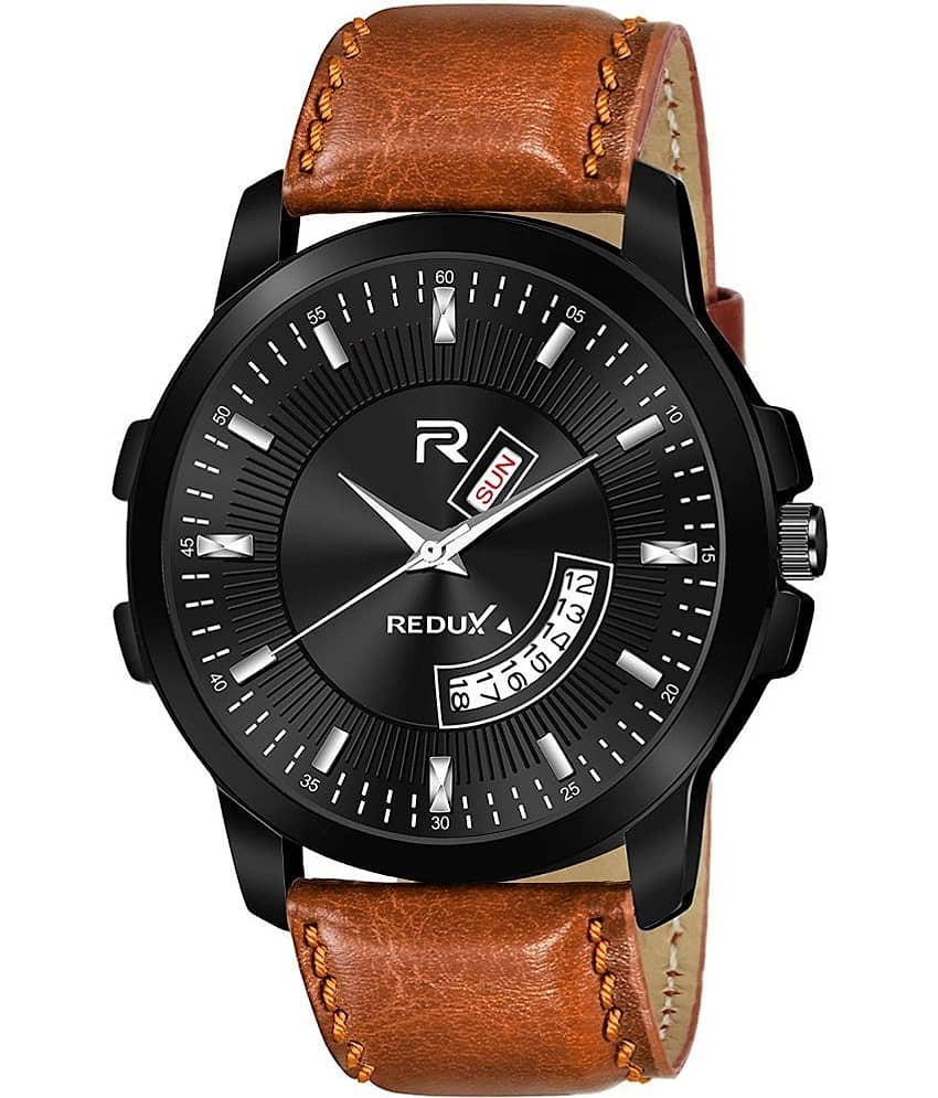 Redux RWS0360S Black Dial Leather Analog Men's Watch