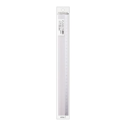 Midori Aluminum Non Slip Ruler 30 cm-Silver