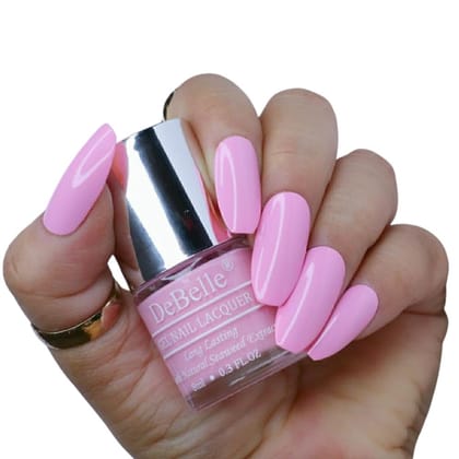 Debelle Gel Nail Polish Cherry Macaron (Powder Pink Nail Paint)|Non Uv - Glossy Finish |Chip Resistant | Seaweed Enriched Formula| Long Lasting|Cruelty And Toxic Free| 8Ml Debelle Gel Nail Polish Cherry Macaron (Powder Pink Nail Paint)|Non Uv - Glossy Fi