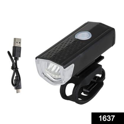 USB Rechargeable 400 Lumen Bicycle Front Headlight Cycle Light Set