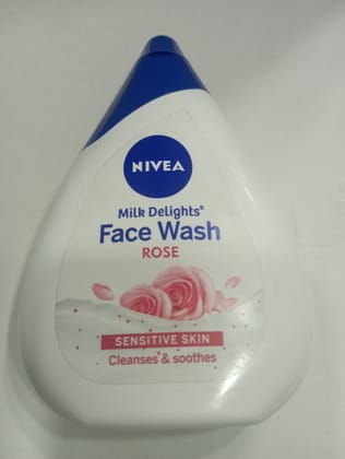 Nivea Milk delights Face wash Rose Sensitive skin Cleanses & soothes 