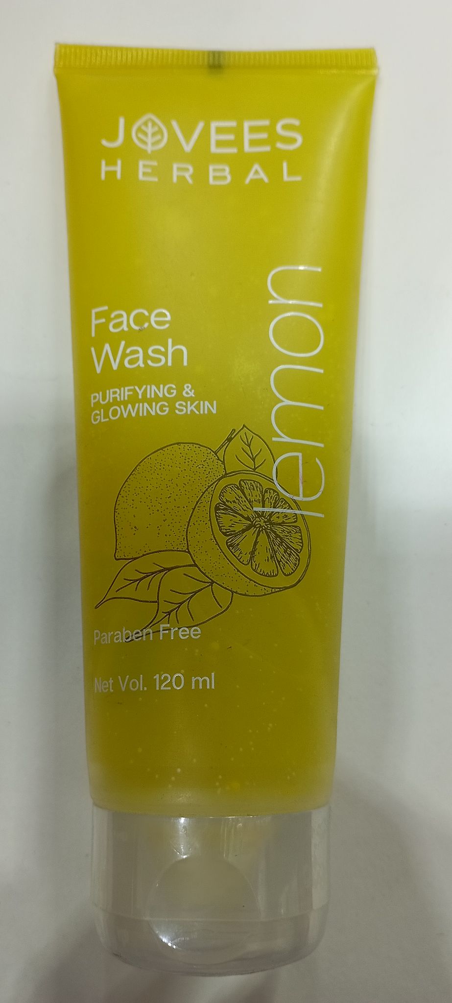 Jovees herbal face wash lemon glowing skin 120 ml