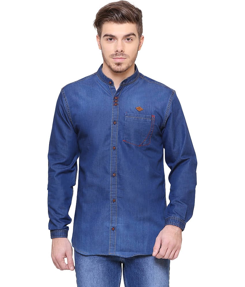 Kuons Avenue Denim Blue Shirt
