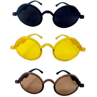 FOREVER 99 Kids Boy and Girls sunglasses U V protected goggles combo pack of 3 Fit age 2-10 year
