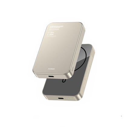 XUNDD 10000mAh Metal Magsafe Wireless Powerbank-Gold